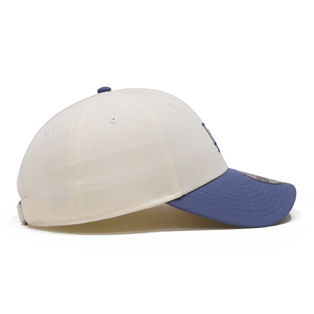 New Era Los Angeles Dodgers Sweat Band Cream Blue 9FORTY Adjustable Cap