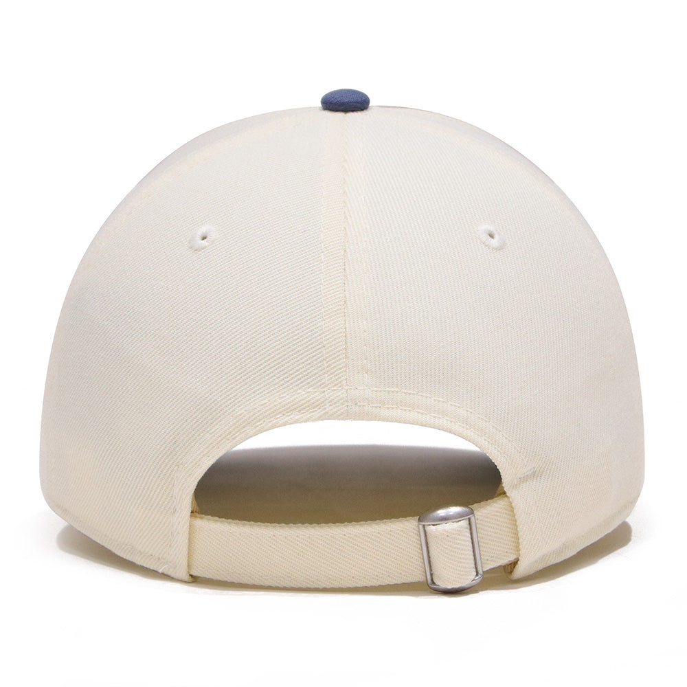 New Era Los Angeles Dodgers Sweat Band Cream Blue 9FORTY Adjustable Cap