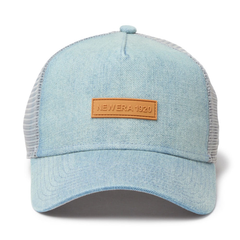 1920 Patch Washed Denim 9FORTY A-Frame Trucker Snapback Cap