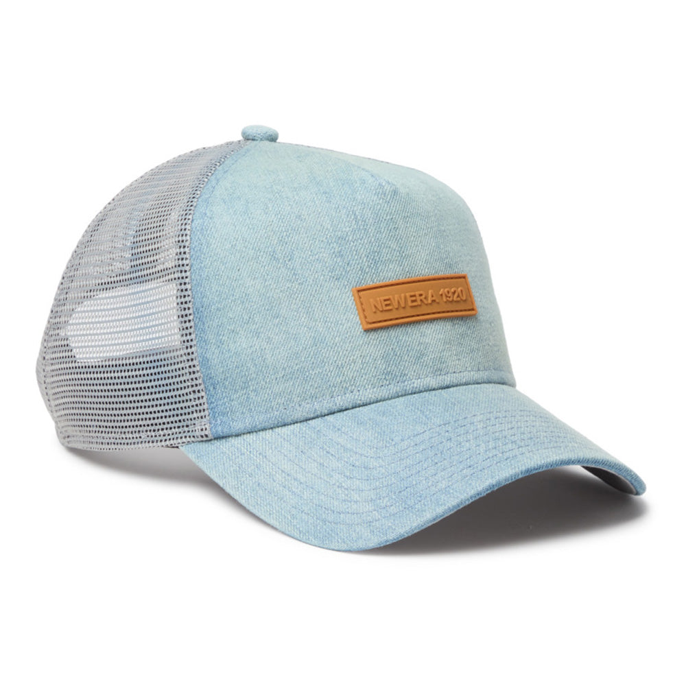 1920 Patch Washed Denim 9FORTY A-Frame Trucker Snapback Cap