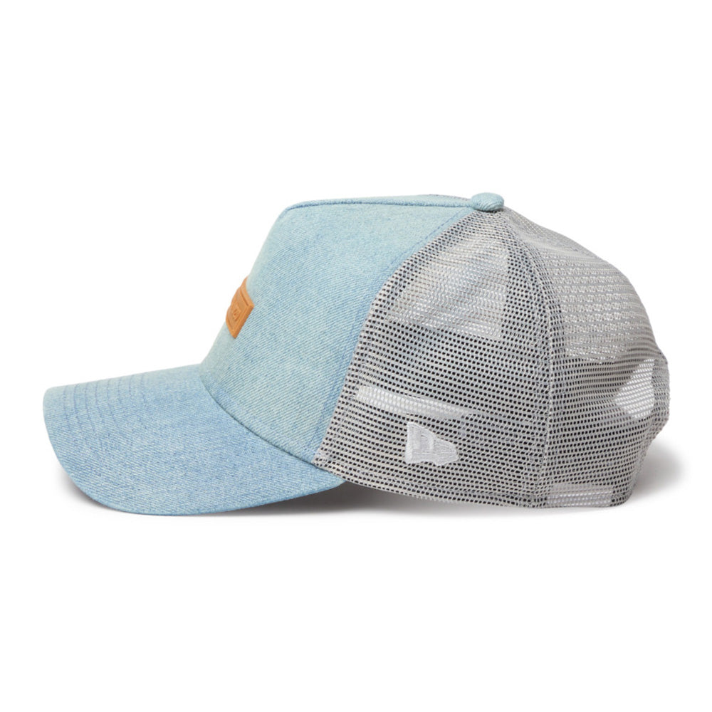 1920 Patch Washed Denim 9FORTY A-Frame Trucker Snapback Cap