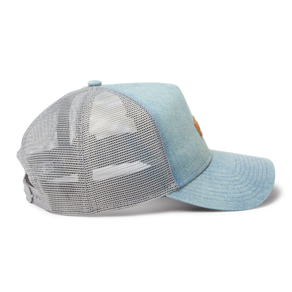 1920 Patch Washed Denim 9FORTY A-Frame Trucker Snapback Cap