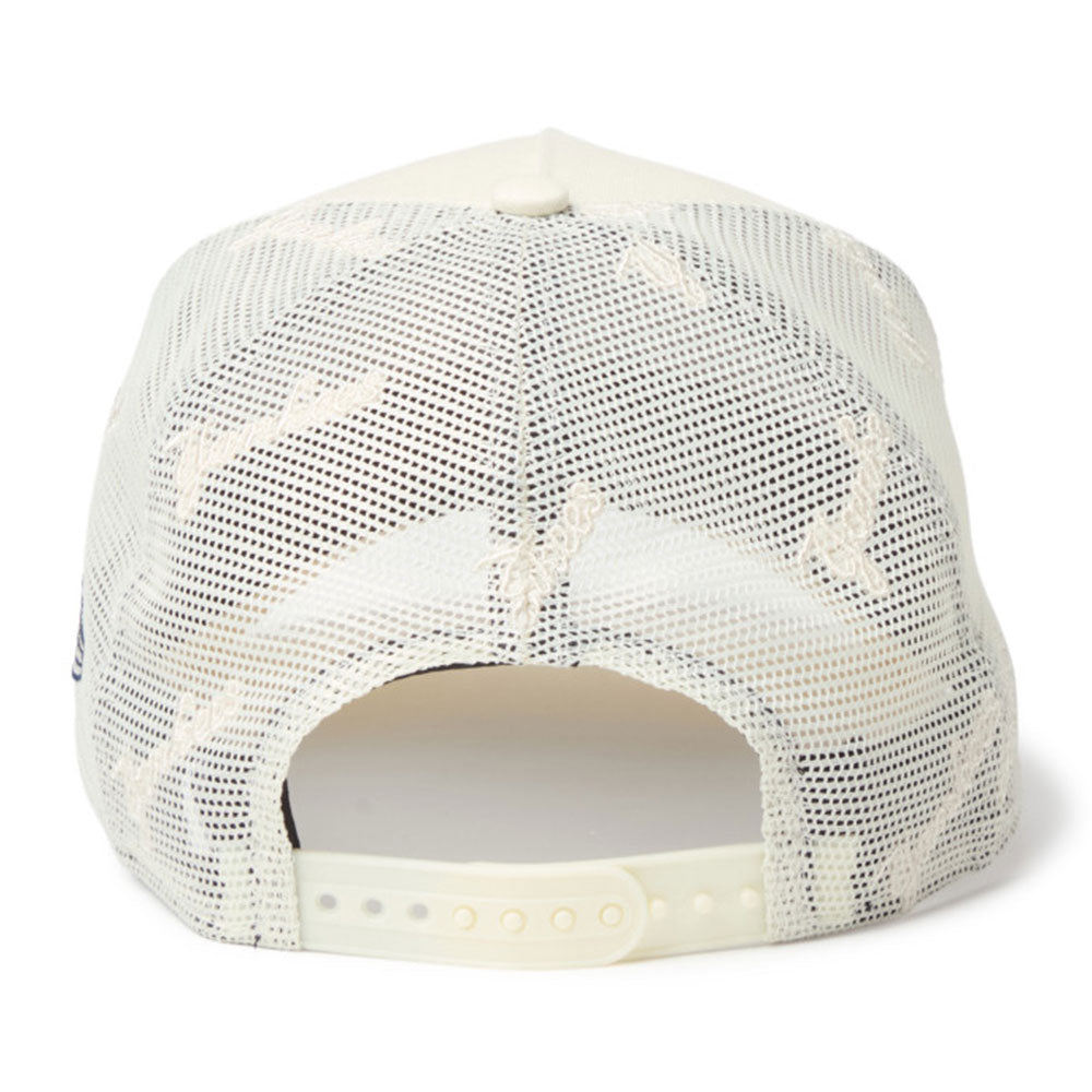 New Era New York Yankees EMB Mesh Navy 9FORTY A-Frame Trucker Adjustable Cap