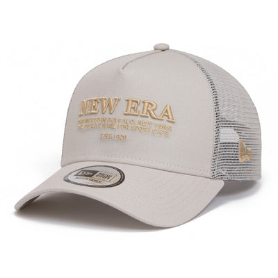 Wordmark Logo Duck Canvas Cream 9FORTY A-Frame Trucker Adjustable Cap