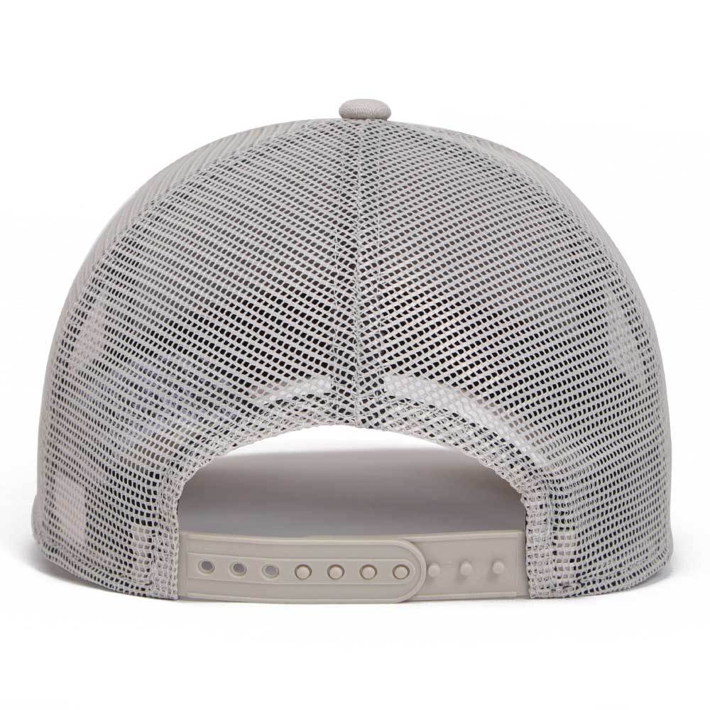 New Era Wordmark Logo Duck Canvas Cream 9FORTY A-Frame Trucker Adjustable Cap
