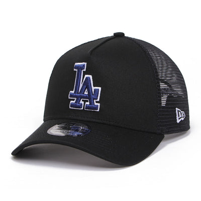 Los Angeles Dodgers Side Patch Black 9FORTY A-Frame Adjustable Cap