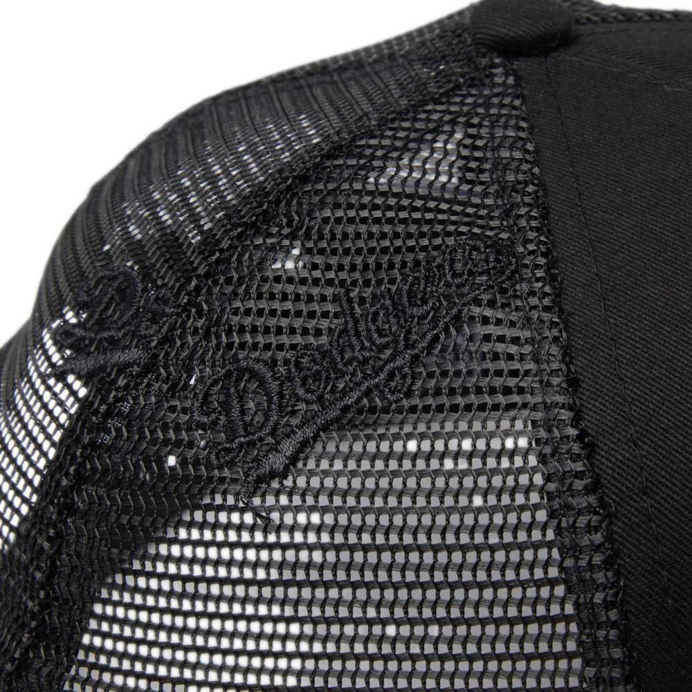 New Era Los Angeles Dodgers Embroidery Mesh Black 9FORTY A-Frame Trucker Snapback Cap