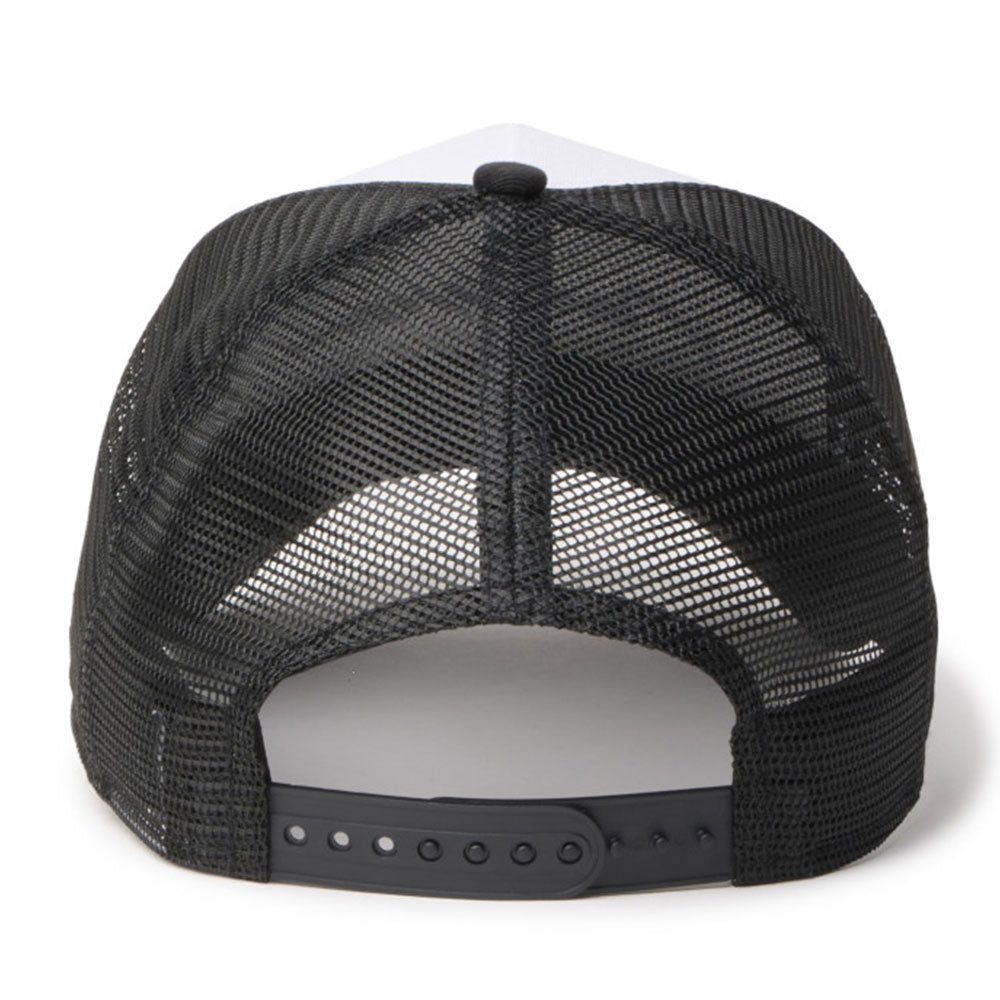 New Era Handwritten Logo White Black 9FORTY A-Frame Adjustable Cap