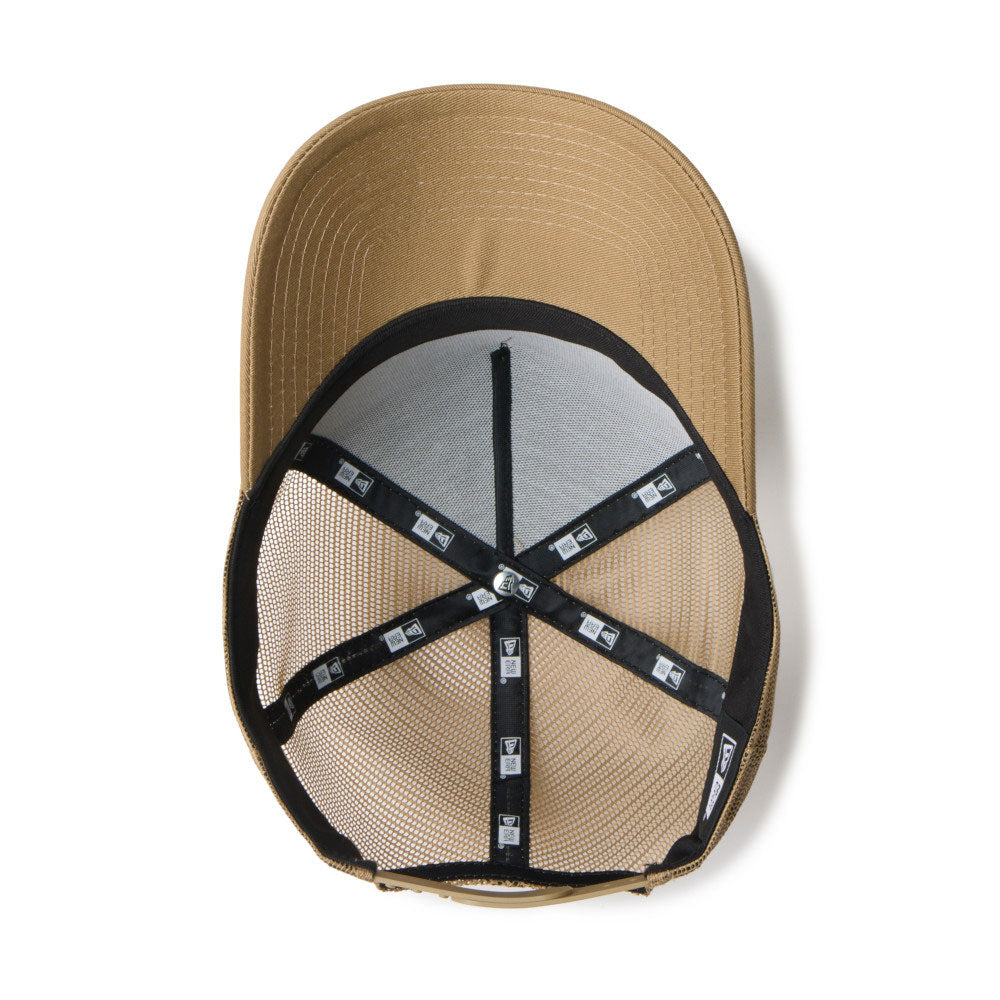 New Era Handwritten Logo Khaki 9FORTY A-Frame Adjustable Cap
