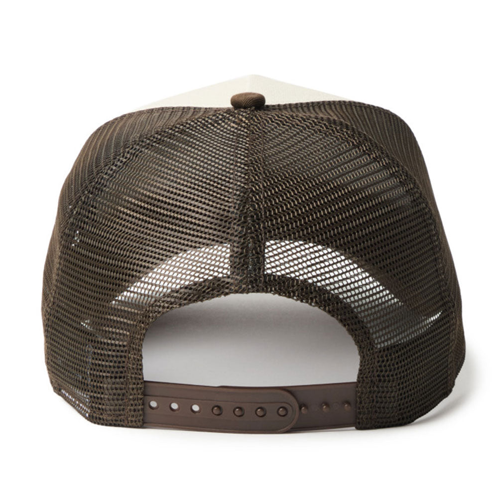New Era Frame Logo Walnut 9FORTY A-Frame Trucker Snapback Cap