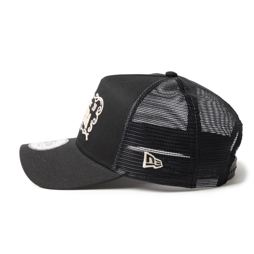New Era NE Frame Logo Black 261 9FORTY A-Frame Adjustable Cap