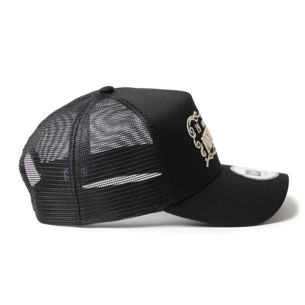New Era NE Frame Logo Black 261 9FORTY A-Frame Adjustable Cap