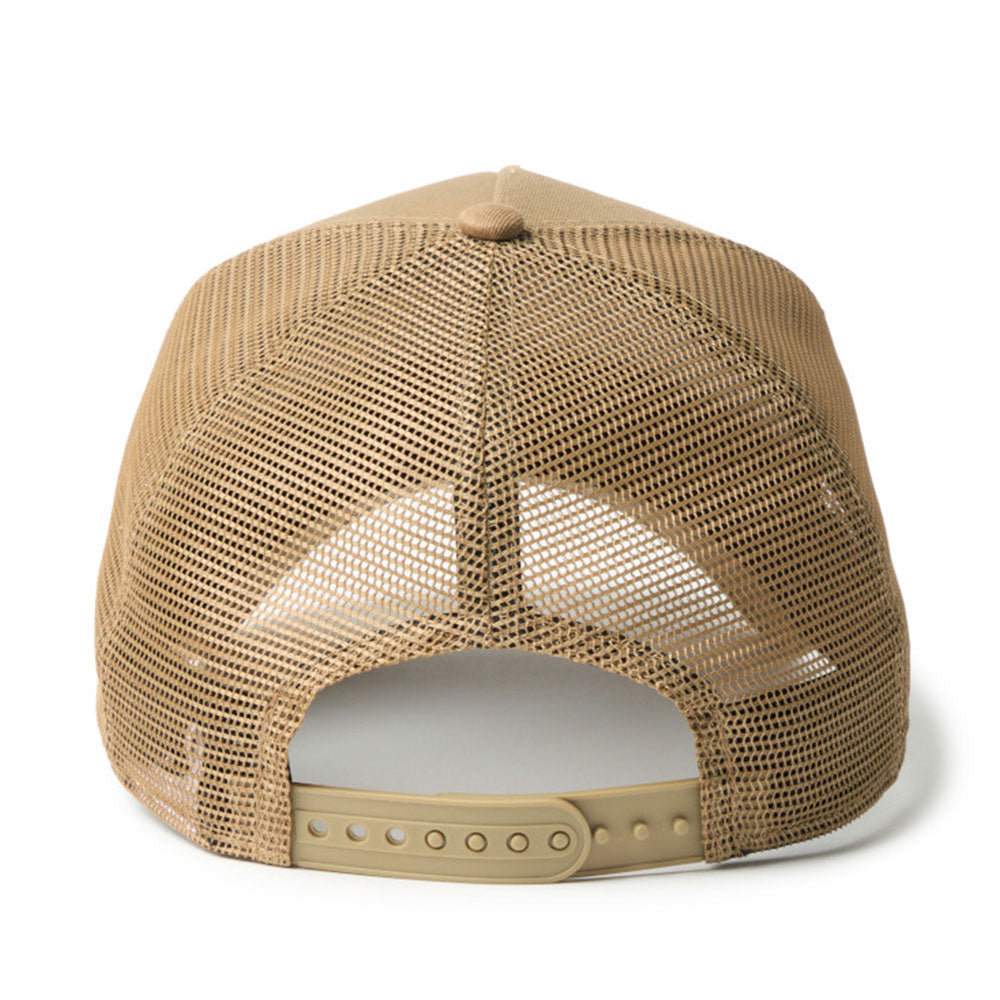 Circle Originators of the True Fitted White Khaki 9FORTY A-Frame Trucker Cap