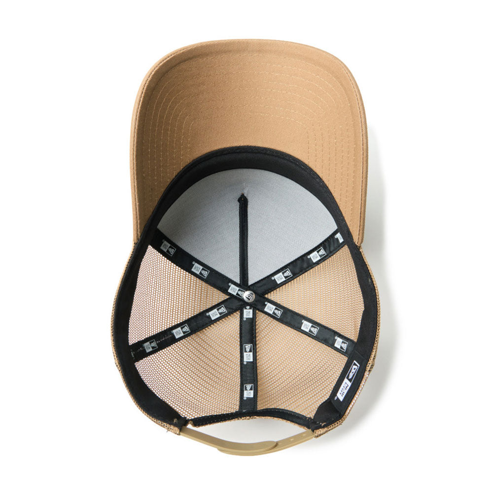 Circle Originators of the True Fitted White Khaki 9FORTY A-Frame Trucker Cap