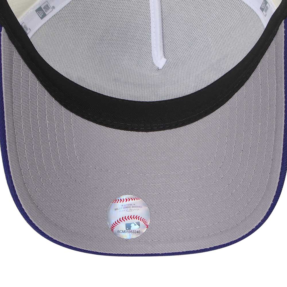 New Era Los Angeles Dodgers Summer Corduroy Chrome White Royal Blue 9FORTY A-Frame Snapback Cap