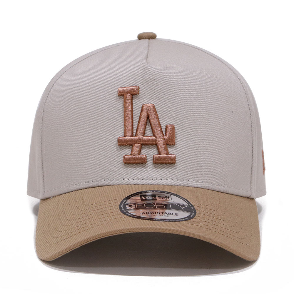 New Era Los Angeles Dodgers Mocha Mousse Multi 9FORTY A-Frame Adjustable Cap