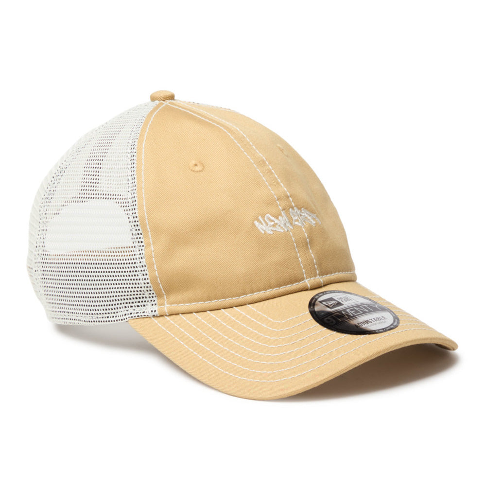 New Era Tagging Mini Logo Bronze 9TWENTY Trucker Adjustable Cap
