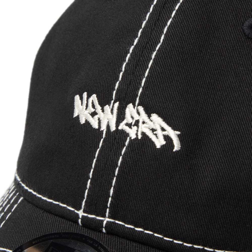 New Era Tagging Mini Logo Black 9TWENTY Trucker Adjustable Cap