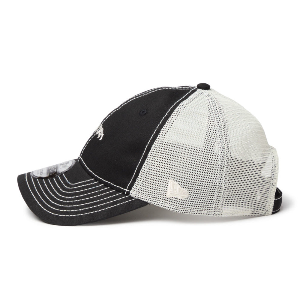 New Era Tagging Mini Logo Black 9TWENTY Trucker Adjustable Cap