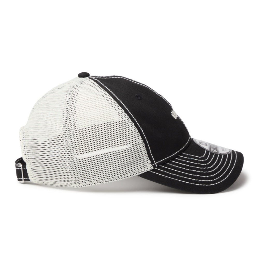 New Era Tagging Mini Logo Black 9TWENTY Trucker Adjustable Cap