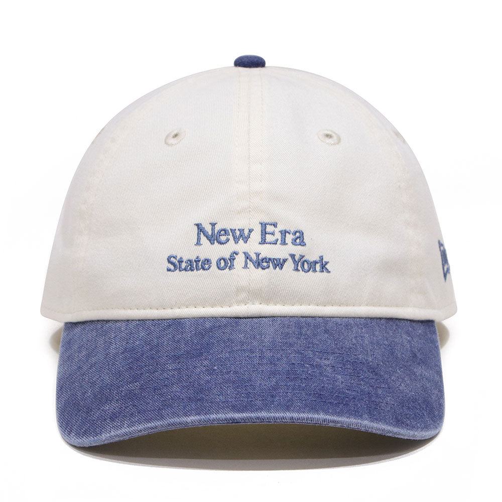 New Era State of New York Cream Blue 9TWENTY Adjustable Cap