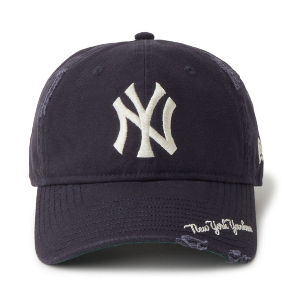 New Era New York Yankees Visor Logo Navy 9TWENTY Adjustable Cap