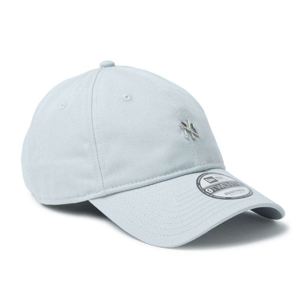 New Era New York Yankees Mini Metal Logo Grey 9TWENTY Adjustable Cap