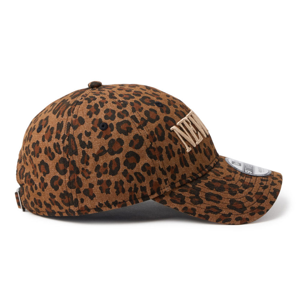 New Era Wordmark Leopard Multi Beige 9TWENTY Adjustable Cap