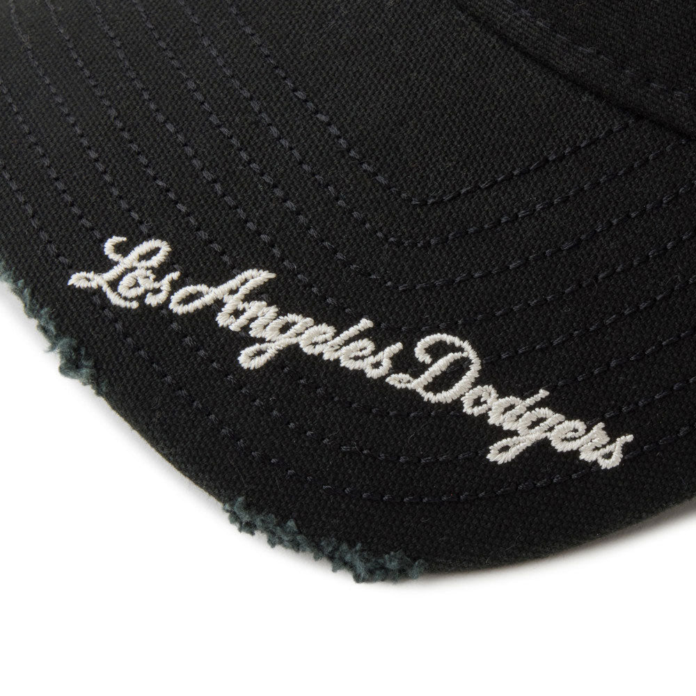 New Era Los Angeles Dodgers Visor Logo Black 9TWENTY Adjustable Cap