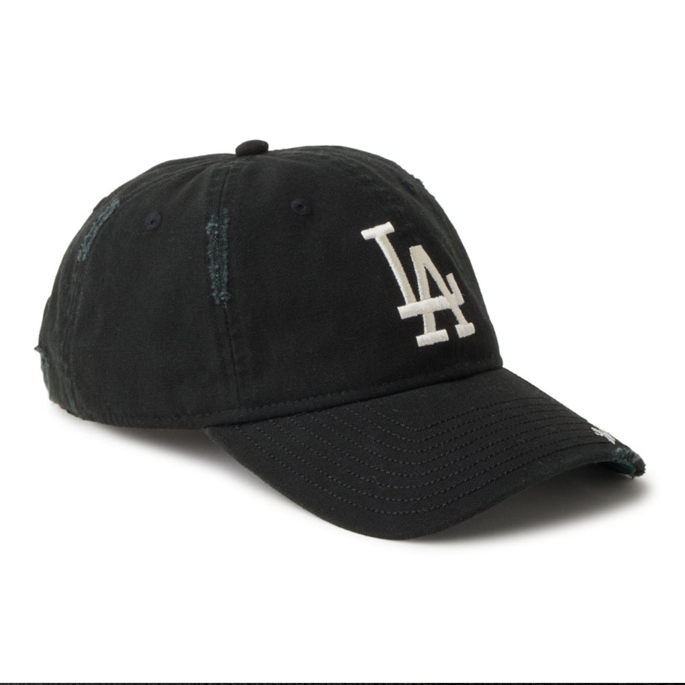 New Era Los Angeles Dodgers Visor Logo Black 9TWENTY Adjustable Cap