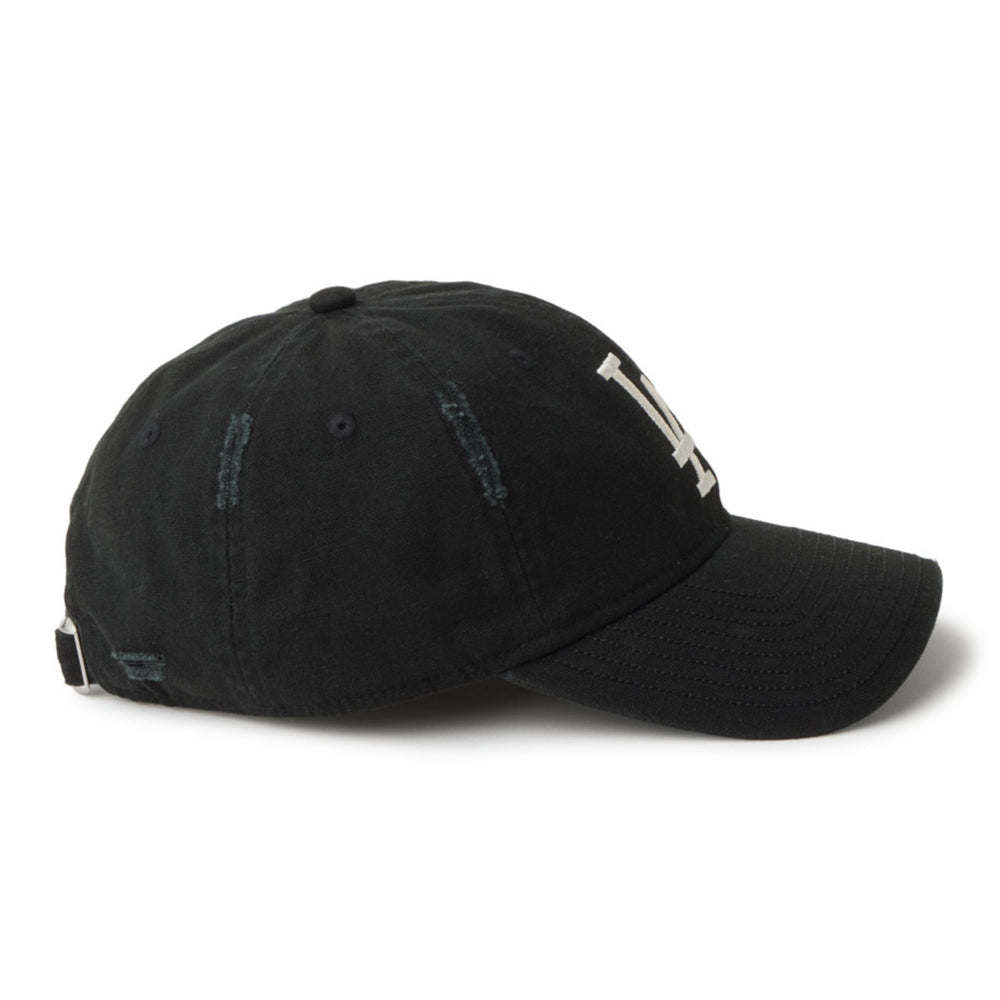 New Era Los Angeles Dodgers Visor Logo Black 9TWENTY Adjustable Cap