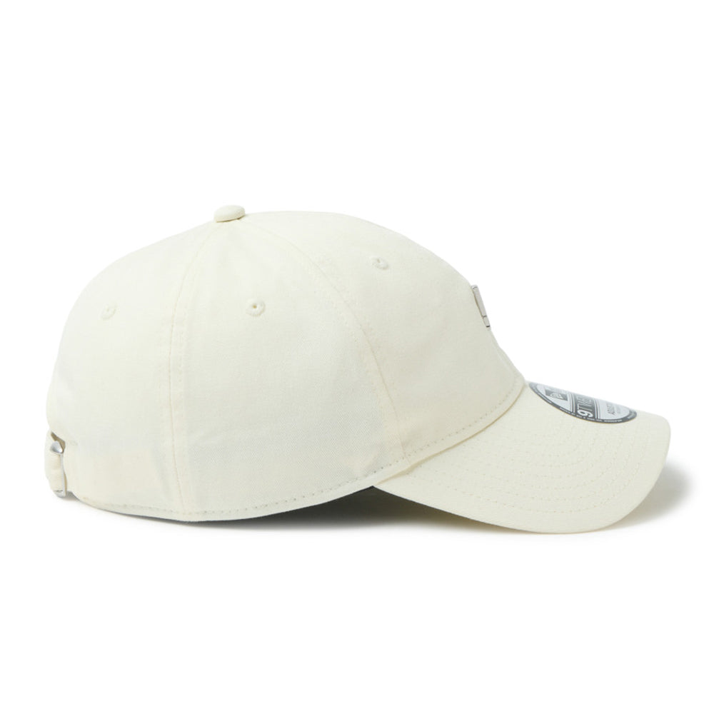 New Era Los Angeles Dodgers Mini Metal Logo Cream 9TWENTY Adjustable Cap