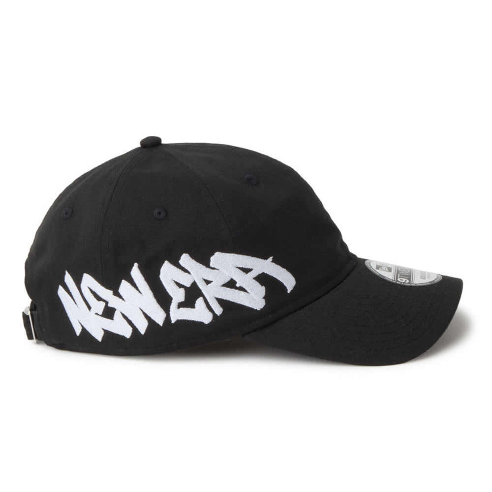 New Era Wordmark Tagging Essential Black 9TWENTY Adjustable Cap