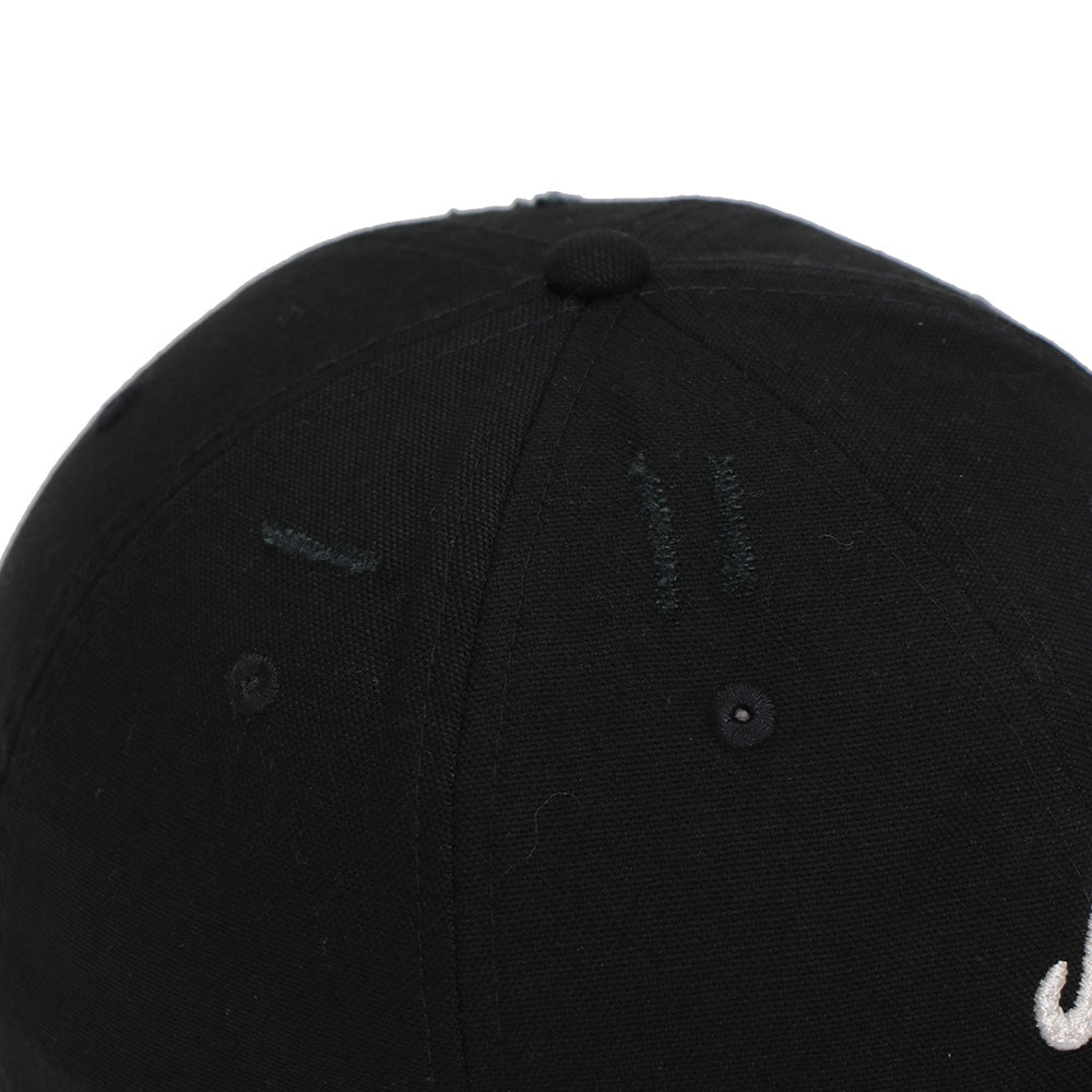 New Era NE Script Damaged Duck Black 9TWENTY Adjustable Cap