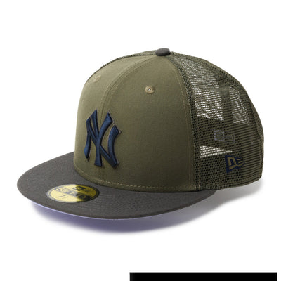 New Era New York Yankees Hydrangea Olive 59FIFTY Fitted Cap