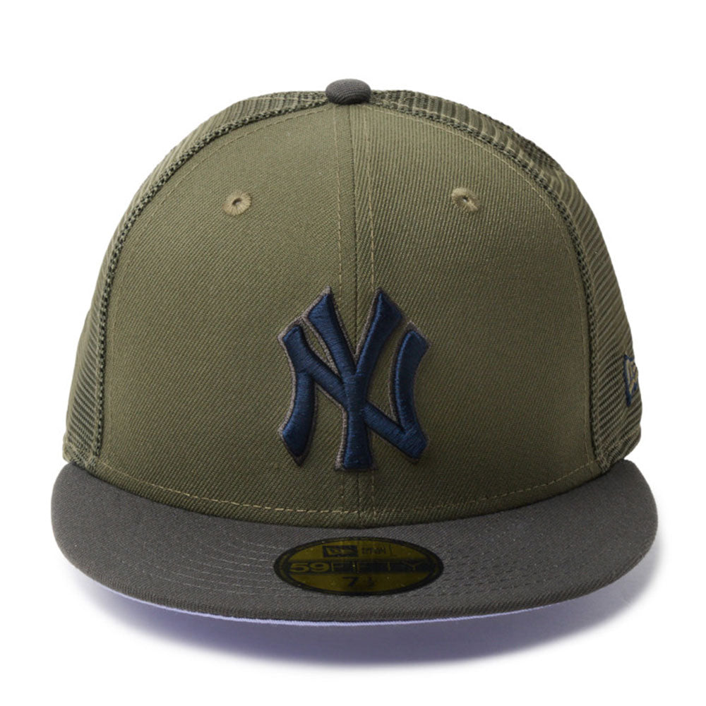 New Era New York Yankees Hydrangea Olive 59FIFTY Fitted Cap