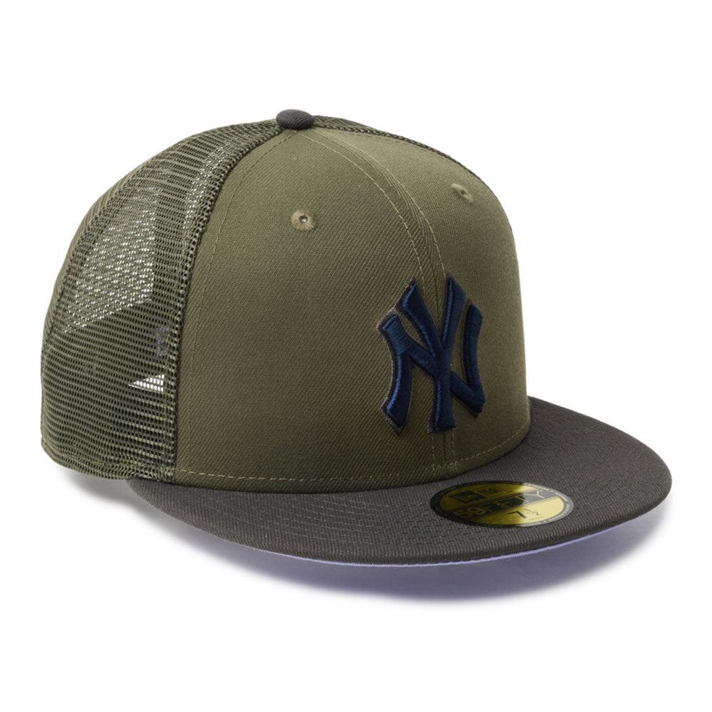 New Era New York Yankees Hydrangea Olive 59FIFTY Fitted Cap