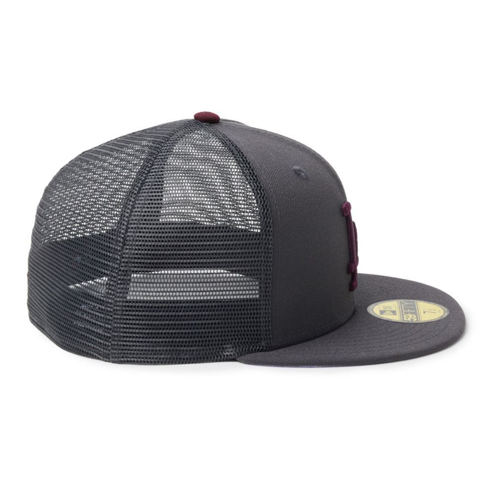 New Era Los Angeles Dodgers Hydrangea Grey 59FIFTY Fitted Cap