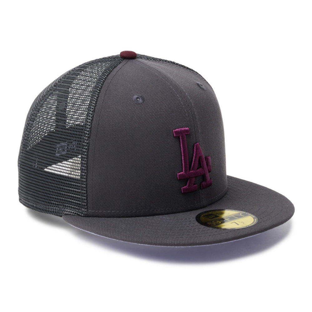 New Era Los Angeles Dodgers Hydrangea Grey 59FIFTY Fitted Cap