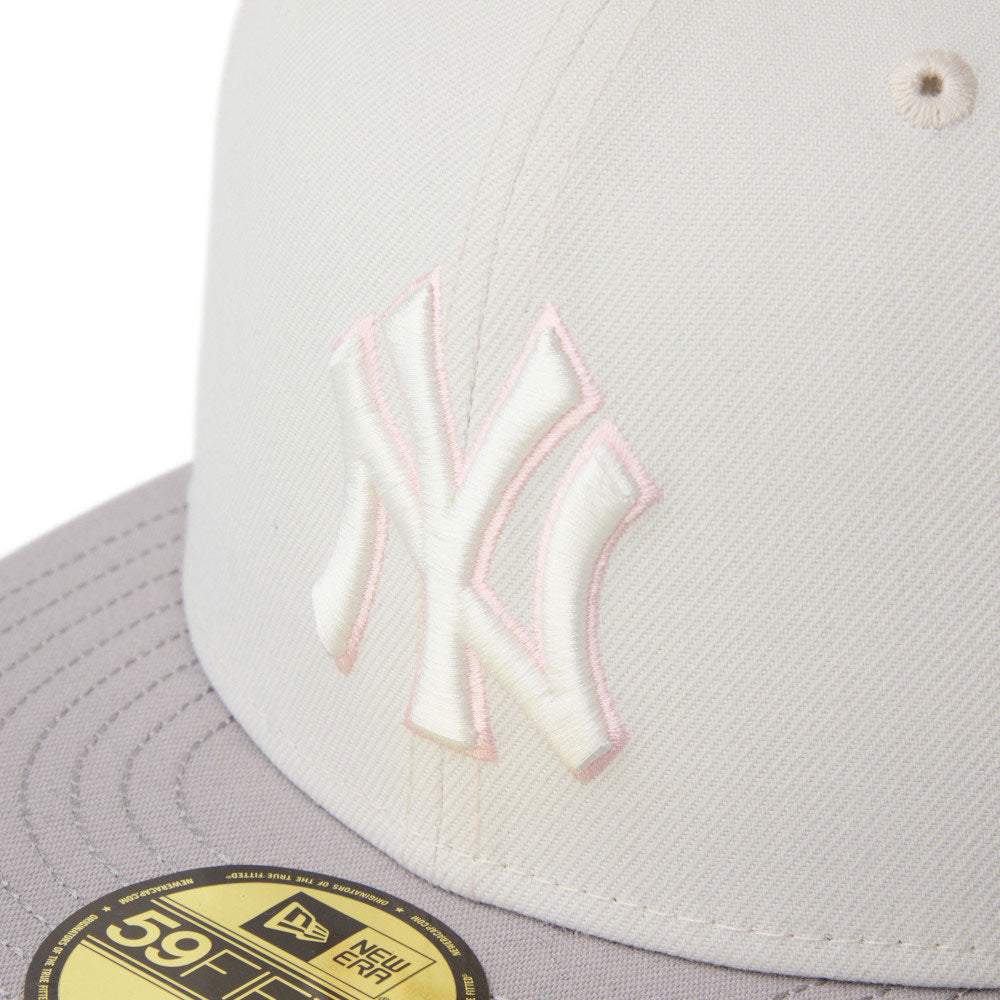 New Era New York Yankees Sakuranagashi Grey 59FIFTY Fitted Cap