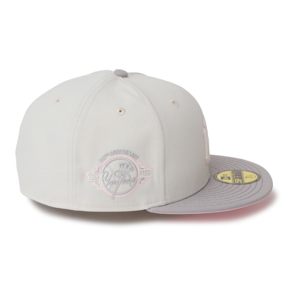 New Era New York Yankees Sakuranagashi Grey 59FIFTY Fitted Cap