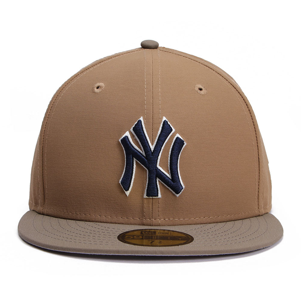 New Era New York Yankees NE Grosgrain Khaki Olive 59FIFTY Fitted Cap