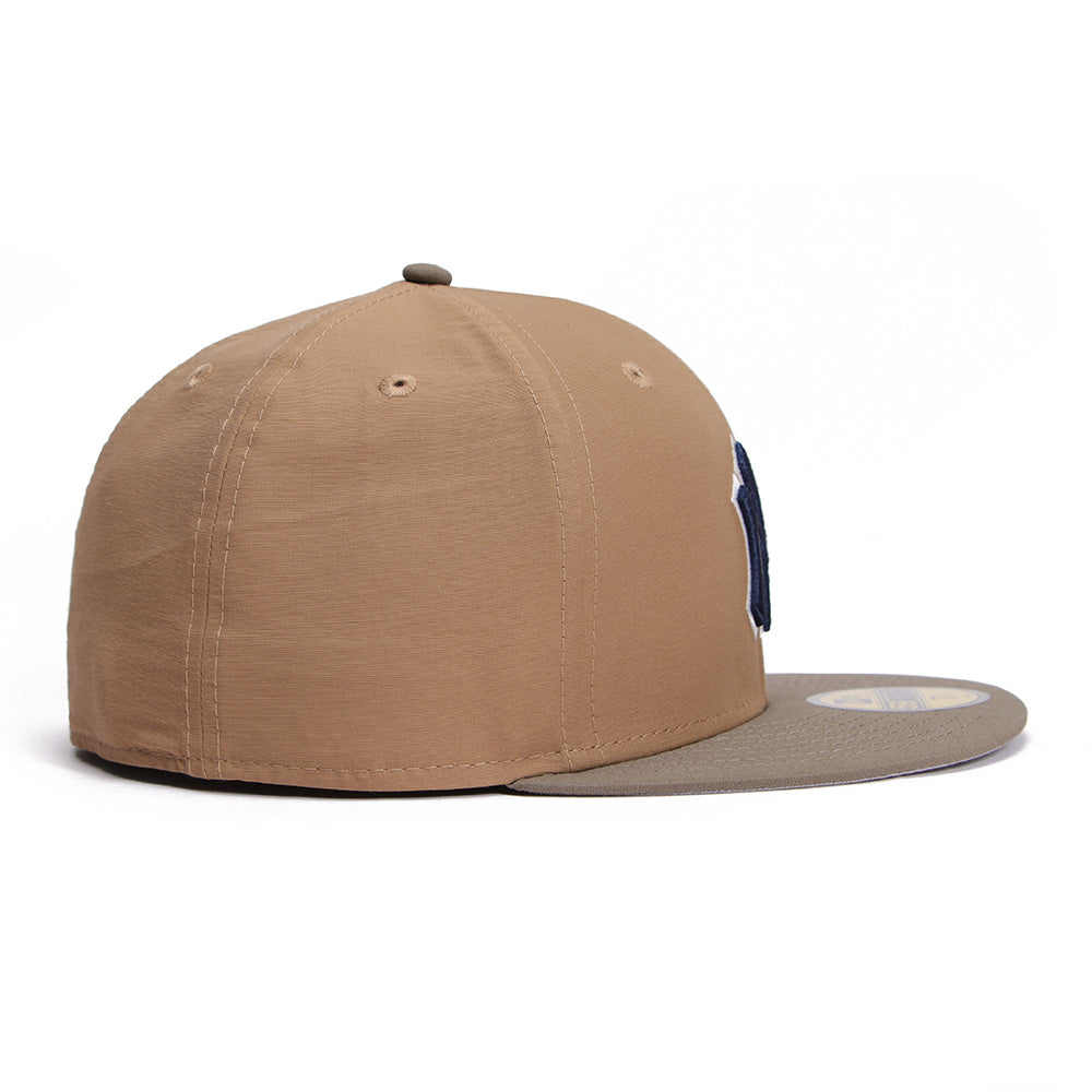 New Era New York Yankees NE Grosgrain Khaki Olive 59FIFTY Fitted Cap