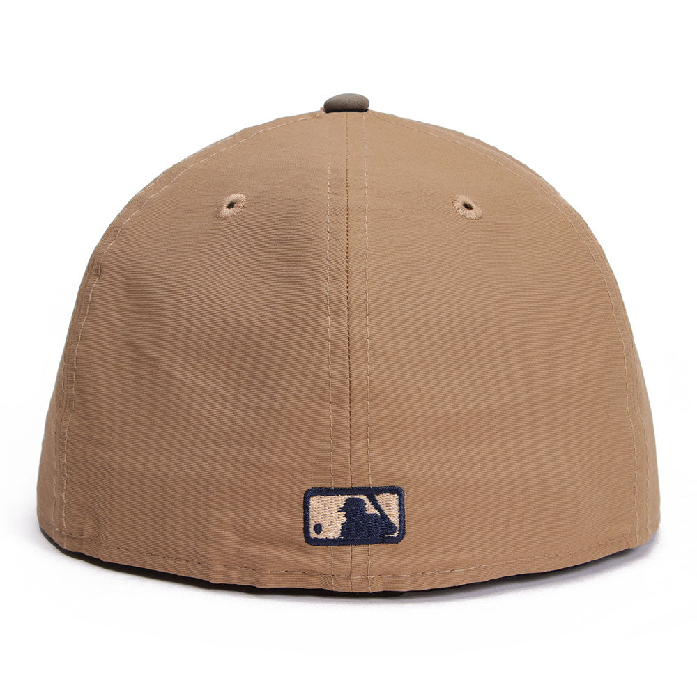 New Era New York Yankees NE Grosgrain Khaki Olive 59FIFTY Fitted Cap