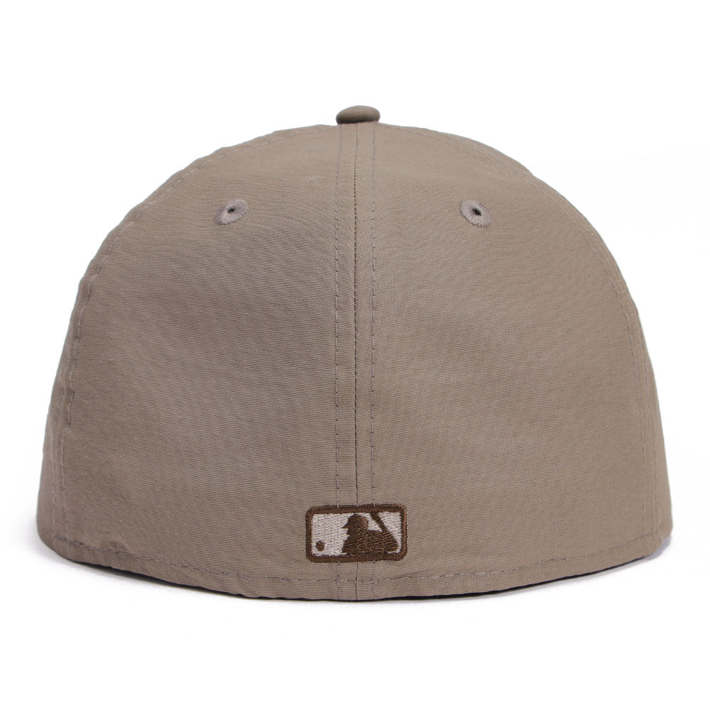 New Era Los Angeles Dodgers NE Grosgrain Olive Navy 59FIFTY Fitted Cap