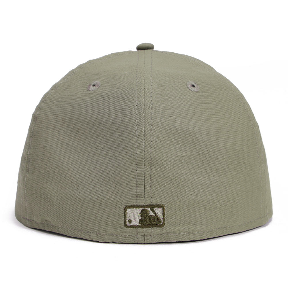 Los Angeles Dodgers NE Grosgrain Olive Navy 59FIFTY Fitted Cap