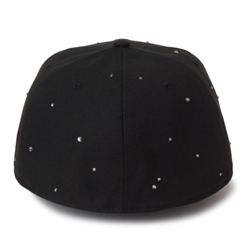 New Era Script Night Out Black 59FIFTY Fitted Cap