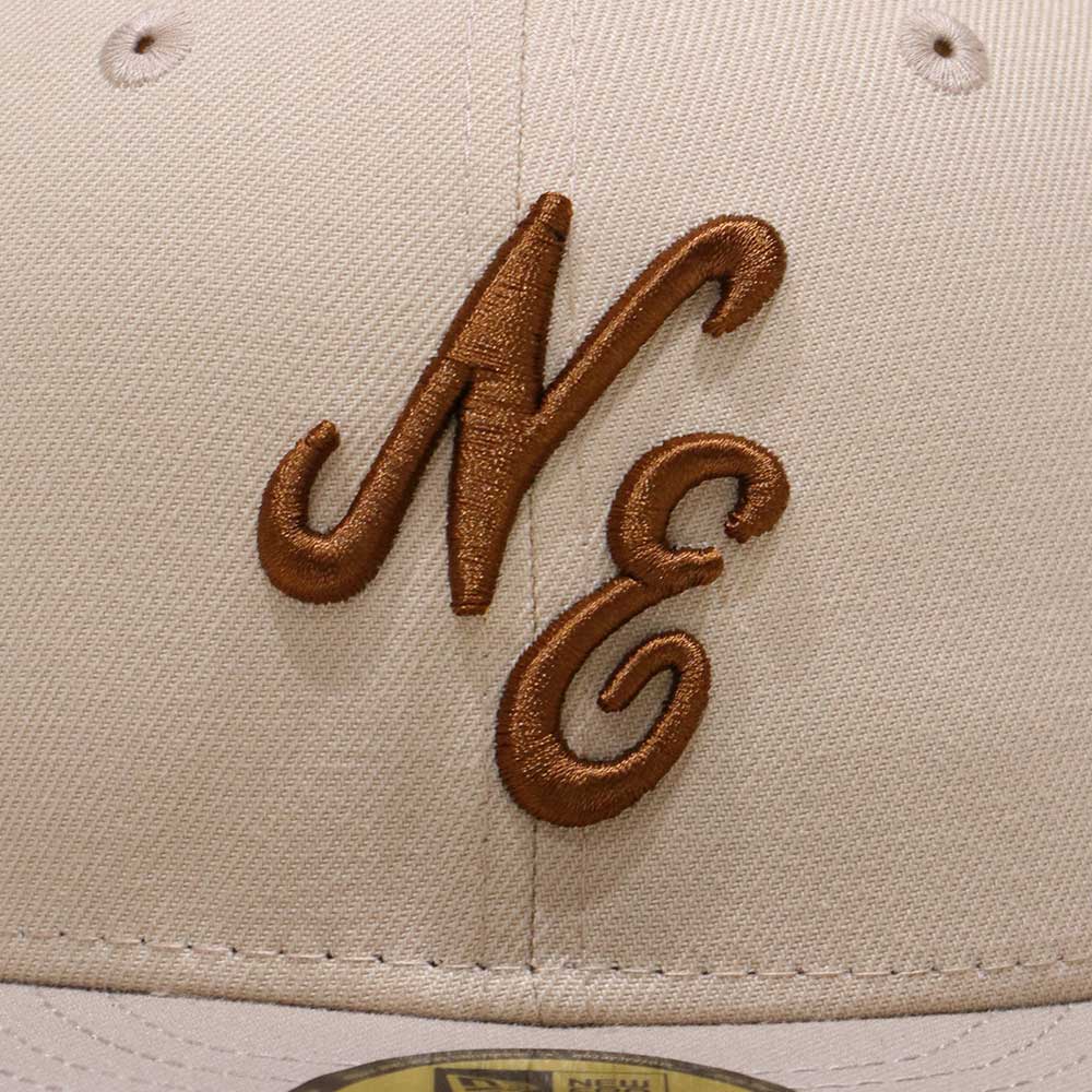 New Era Script Mocha Mousse Multi 59FIFTY Fitted Cap