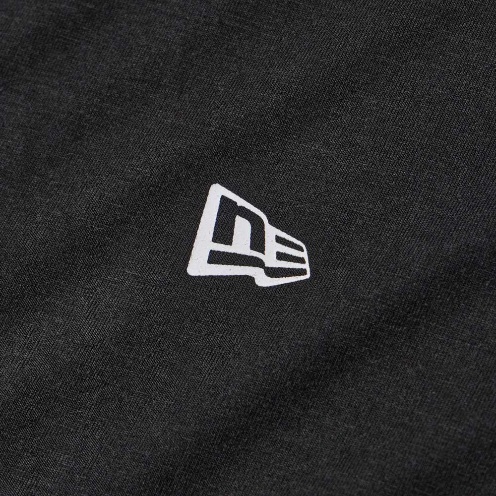 New Era Wordmark Black Women Performance Short Cutting Short Sleeve T-Shirt