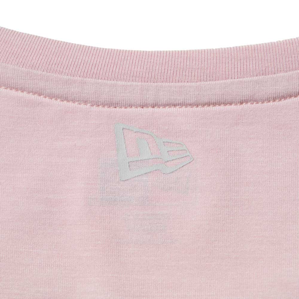 New Era Wordmark Pink Women Performance Round Hem Tank Top